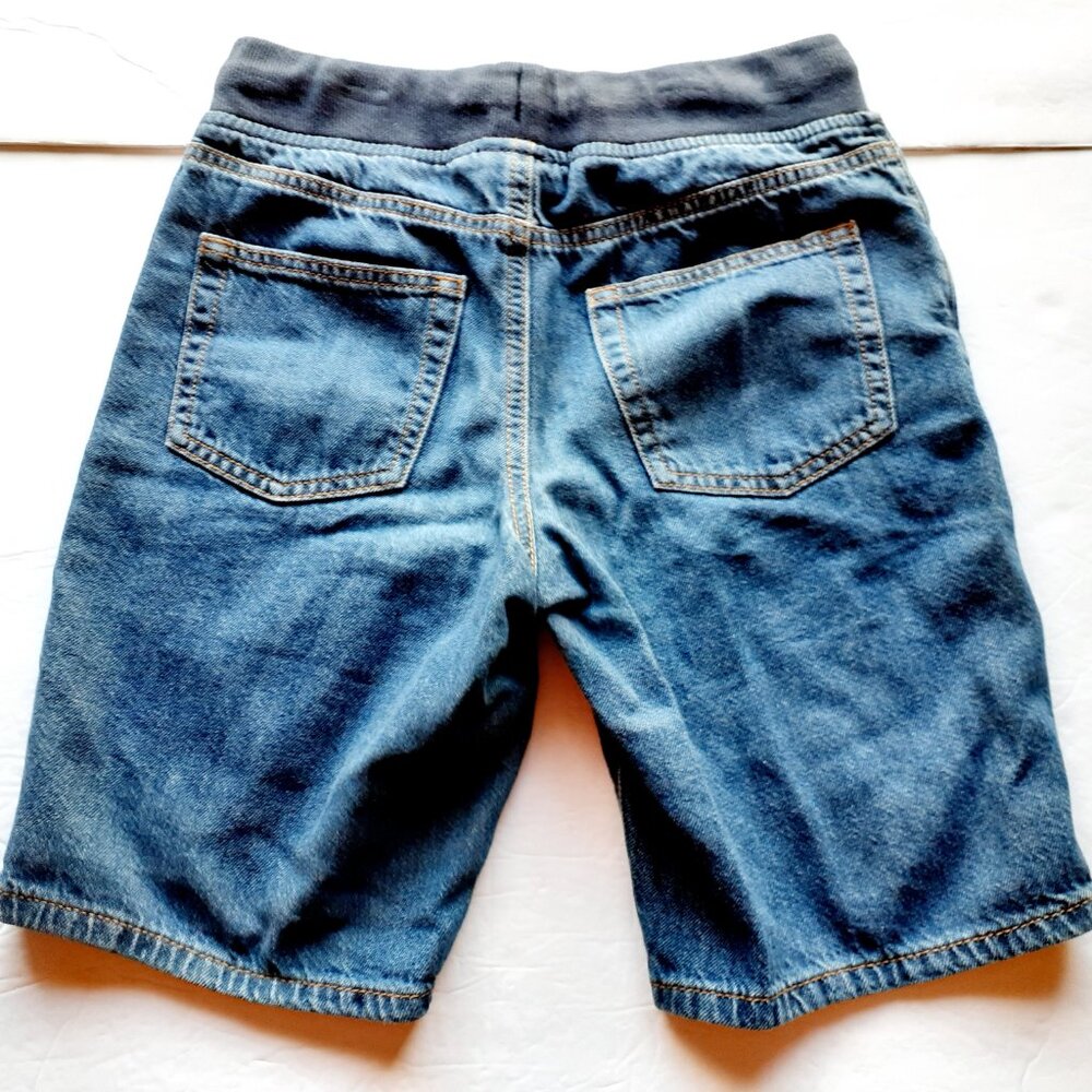Gymboree Boys Shorts Jean Pull On Denim Elastic Waist 10 - Picture 6 of 8